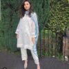Agha Noor White Organza Dress Replica