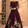 Batik Formal Chiffon Maxi Dress Replica