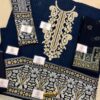 Khaadi Lawn Blue Dress Master Replica - Image 2