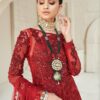 Maryam Hussain Red Net Dress Replica