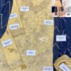 Maryam and Maria Gold and Blue Dress Replica - Image 2