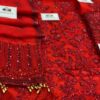 Maryam Hussain Red Net Dress Replica - Image 3