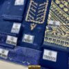 Agha Noor Blue and Gold Collection Replica - Image 2