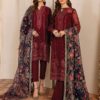 Baroque Embroidered Chiffon