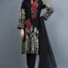 Limelight Black Embroidered Lawn Master Replica