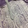Azure Embroidered Cotton Party Wear Replica - Image 3