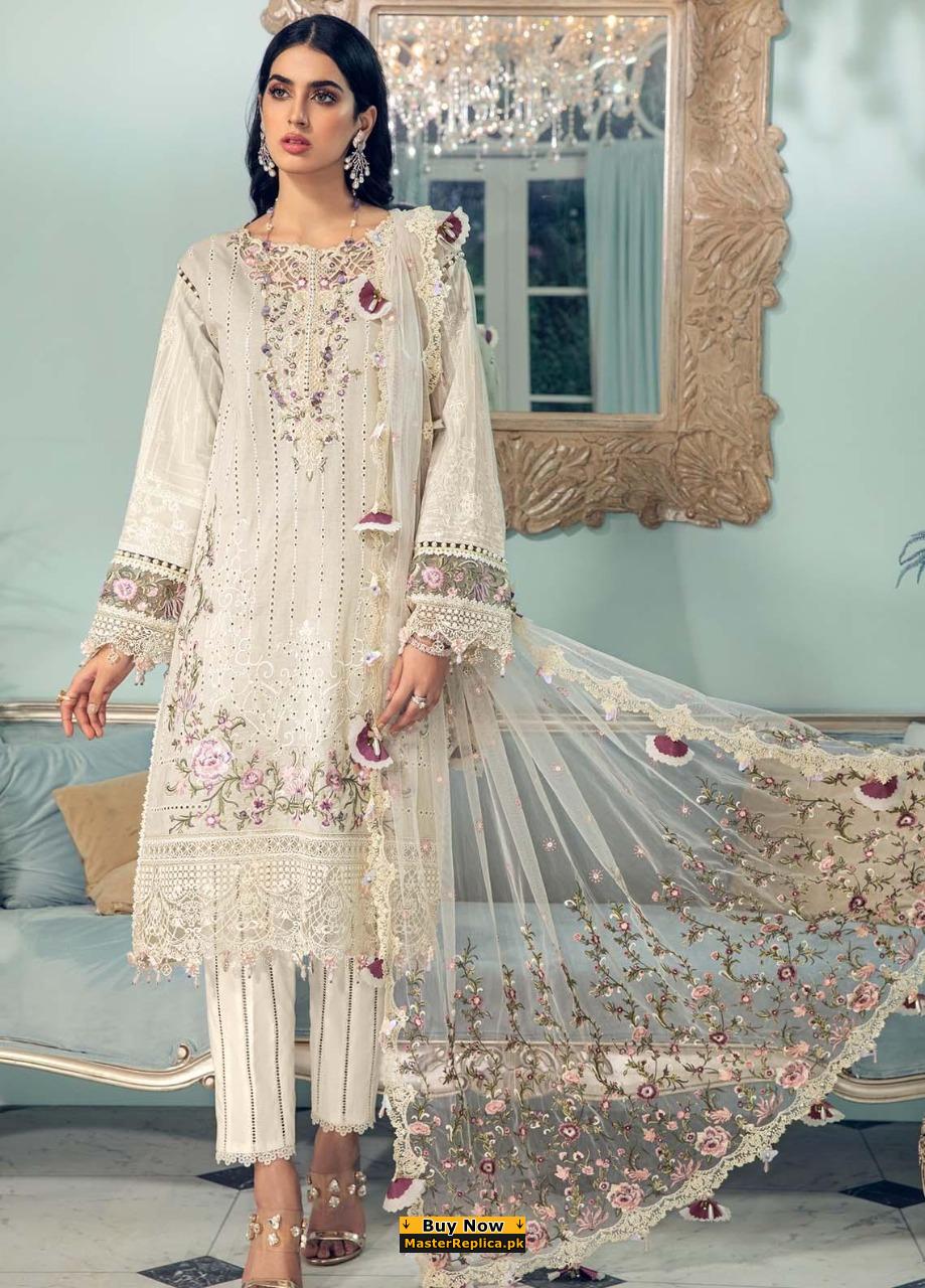 Anaya White Summer Collection Replica - Master Replica Pakistan