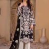 Flossie Black Chiffon Collection Replica