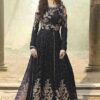 Indian Black Open Gown Dress Master Copy