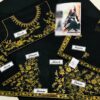 Indian Black Open Gown Dress Master Copy - Image 2