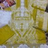 Sana Safinaz Yellow Lawn Collection Replica - Image 2