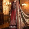 Maria B Red Net and Silk Collection Replica