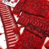 Maryam Hussain Red Dress Master Copy - Image 3