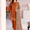 Baroque Orange Chiffon Collection Replica