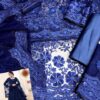 Indian Blue Net Bridal Lehenga Replica - Image 2