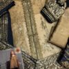 Maria B Oxidized Gold & Black Dress Replica - Image 3