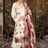 Crimson White Lawn Collection Replica
