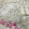 Maryam Hussain White Collection Chiffon Replica - Image 2