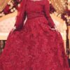 Designer Red Net Bridal Collection Replica
