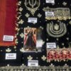 Maria B Black Embroidered Cotton Frock Replica - Image 2