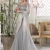 Maria B Silver Saree Collection Master Copy