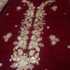 Agha Noor Maroon Velvet Master Replica - Image 3