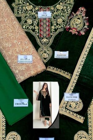Aisha Imran Velvet Collection Master Replica - Pehnawa Boutique