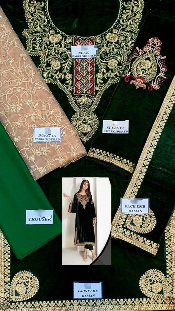 Aisha Imran Velvet Collection Master Replica - Pehnawa Boutique