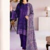 Baroque Blue Chiffon Dress Master Replica