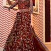 Designer Maroon Net Collection Master Replica