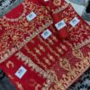 Designer Red Chiffon Lehenga Master Replica - Image 3
