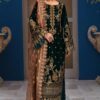 Emaan Adeel Green Velvet Dress Master Replica