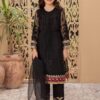 Maria B Black Net Kids Frock Master Replica