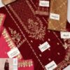 Maria B Embroidered Velvet Dress Master Replica - Image 3