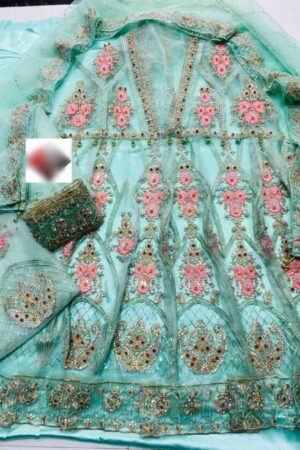 Maria B Net Bridal Collection Replica - Pehnawa Boutique