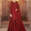 Maria B Red Net Dress Master Replica