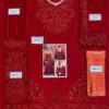 Maria B Ruby Red Dress Chiffon Master Replica - Image 2