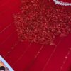 Maria B Ruby Red Dress Chiffon Master Replica - Image 6