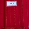 Maria B Ruby Red Dress Chiffon Master Replica - Image 5