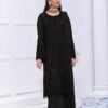 Flossie Black Chiffon Dress Master Replica - Pehnawa Boutique