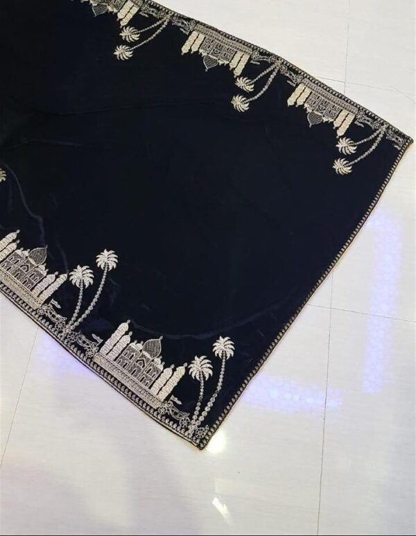 Embroidered Micro Velvet 5000 Shawl - Pehnawa Boutique