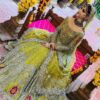 Kashee Green Bridal Dress Net Master Replica