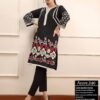 Azure Black Cotton Dress Master Replica
