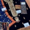Annus Abrar Velvet Dress Master Replica - Image 3