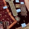 Annus Abrar Velvet Dress Master Replica - Image 2