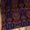 Heavy Embroidered Multi Color Velvet Shawl - Image 3