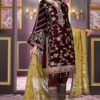 Emaan Adeel Velvet Dress Master Replica