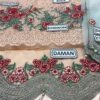 Designer Embroidered Organza Dress Replica - Image 3