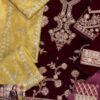 Emaan Adeel Velvet Dress Master Replica - Image 2