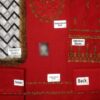 Maria B Red Organza Dress Replica - Image 2